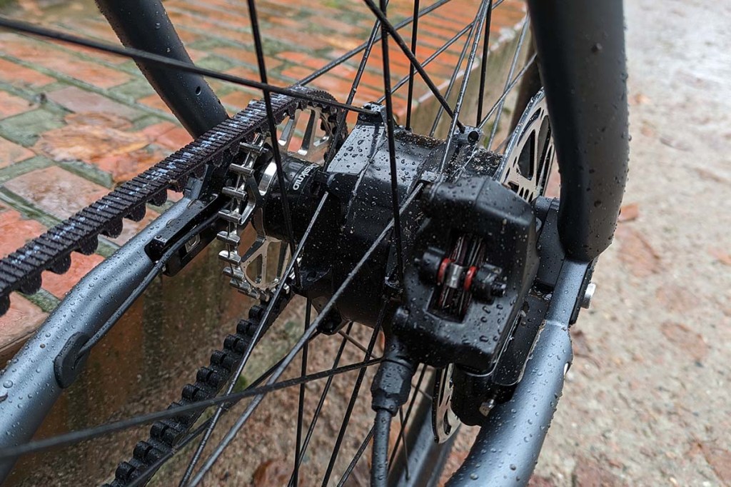 Nahaufnahme HInterradnabe E-Bike